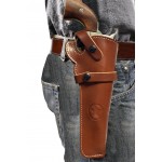 Texas Star Leather Revolver Holster - Fits 4
